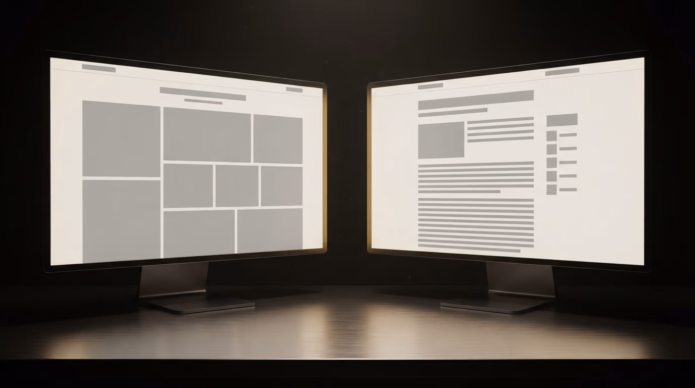 portfolio and blog website